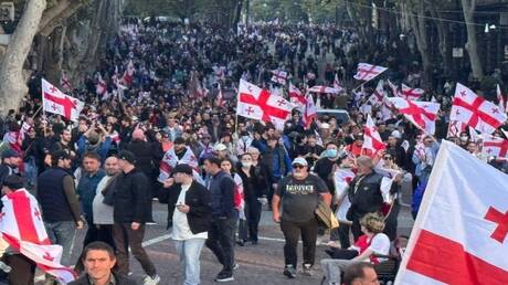 محكمة تبليسي تقضي باعتقال متظاهرين تنفيذًا لقانون المظاهرات الجديد