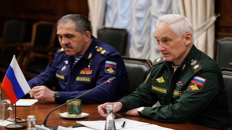 بيلاوسوف يستقبل وزير الدفاع السوري أبوقصرة في موسكو