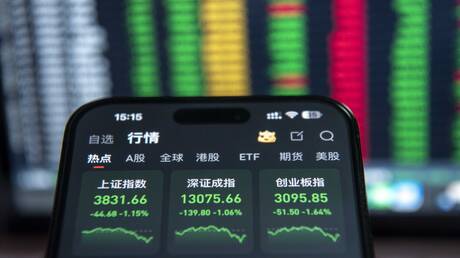 الأسهم الصينية تسجل أعلى مستوى في 10 سنوات