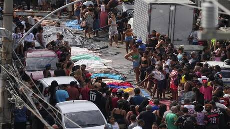 شرطة ريو دي جانيرو: مقتل 119 شخصا خلال عملية خاصة ضد عصابة 