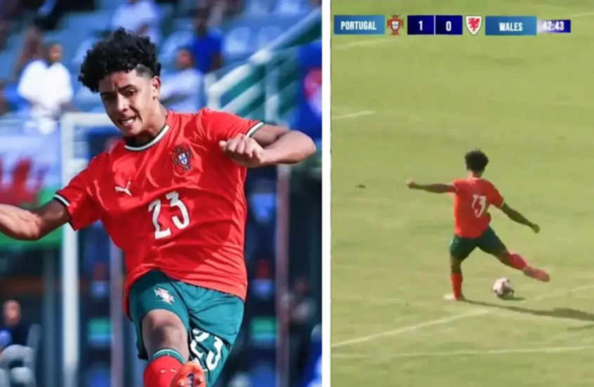 رونالدو يتفاعل "بحرارة" بعد هدف نجله في شباك ويلز (صورة)