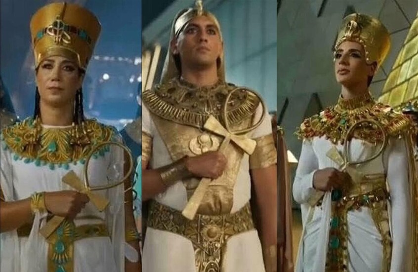 هجوم على فنان مصري سخر من بطلة مصر عقب ظهورها في افتتاح المتحف الكبير