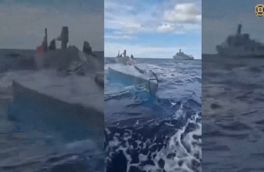 ضبط 1.7 طن من الكوكايين على متن "غواصة مخدرات" في المحيط الأطلسي