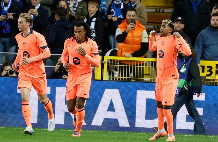 شاهد.. هدف لامين جمال بعد "تيكي تاكا" برشلونة