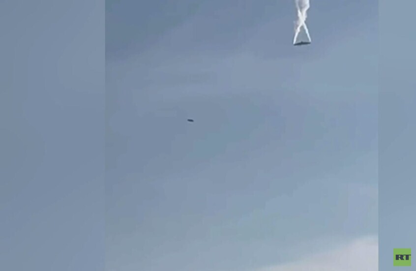 جورجيا.. لحظة تحطم طائرة نقل عسكرية  تركية