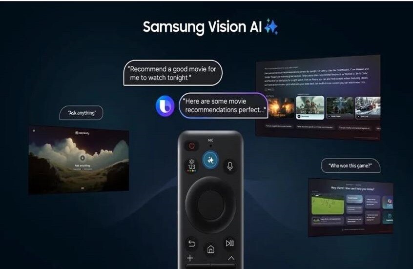 سامسونغ تطلق مساعد ذكاء اصطناعي للتلفزيونات الذكية