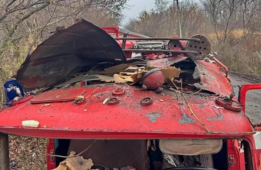 إصابة 4 من موظفي الطوارئ الروس في هجوم بطائرة مسيرة أوكرانية بجمهورية دونيتسك