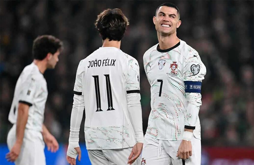 "تصرفه مسرحية".. صحيفة برتغالية تفتح النار على رونالدو بعد طرده أمام إيرلندا (فيديو)