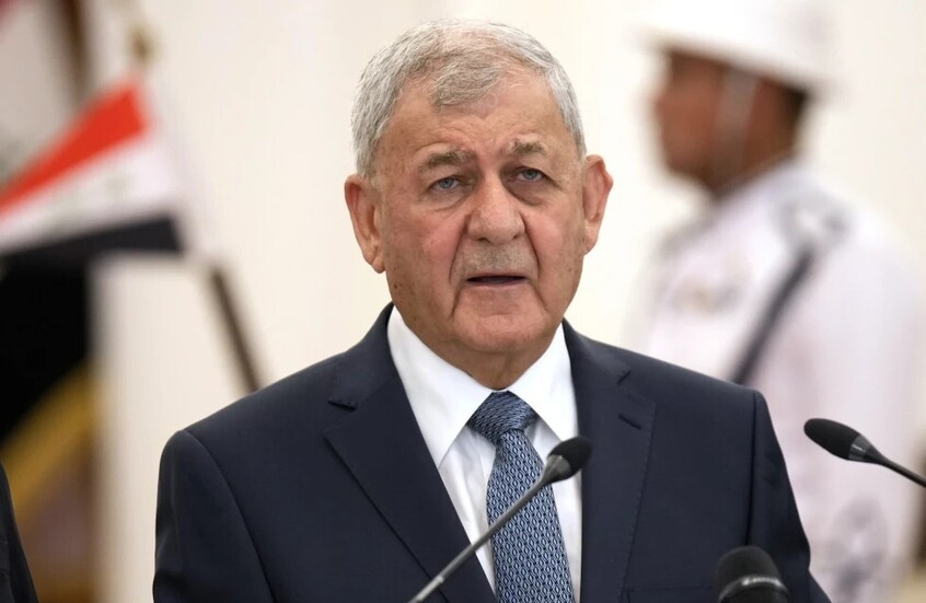 العاهل السعودي الملك سلمان وولي العهد يعزيان رئيس العراق