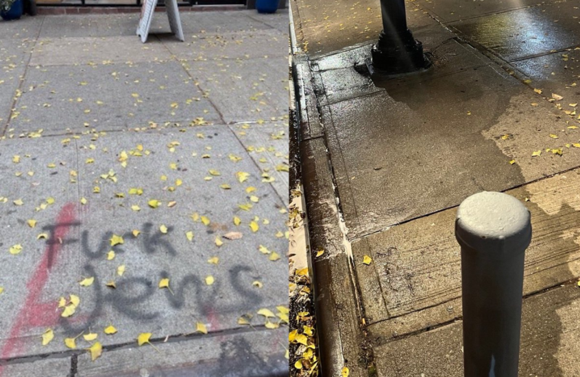 كتابات مناهضة لليهود في بروكلين نيويورك وممداني يدين معاداة السامية