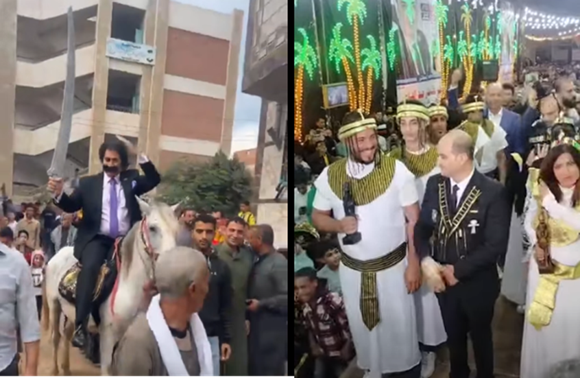 "أزياء فرعونية وعنتر شايل سيفه".. حملات مرشحي البرلمان في مصر تثير تفاعلا