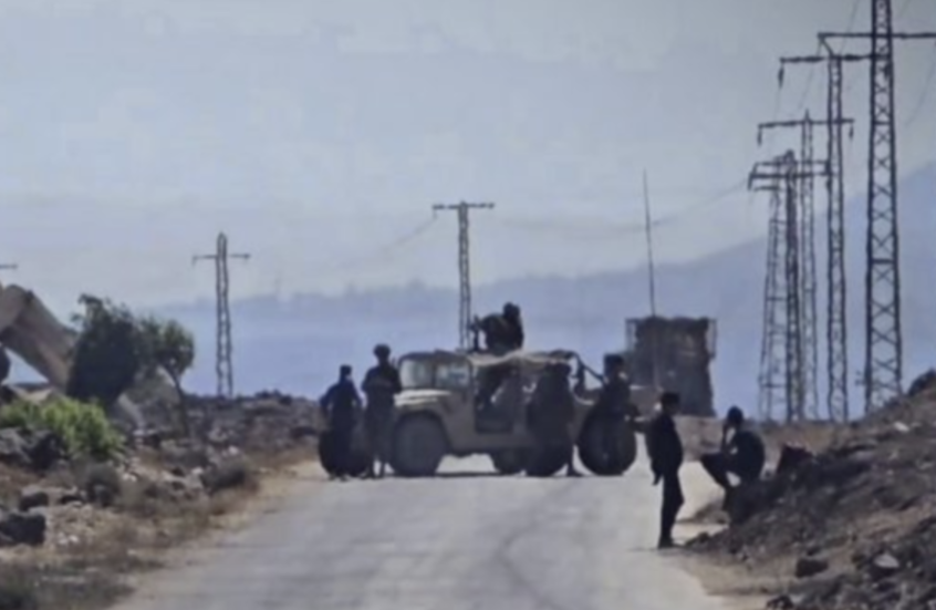 توغل عسكري إسرائيلي في أطراف قرية صيدا الجولان جنوب سوريا