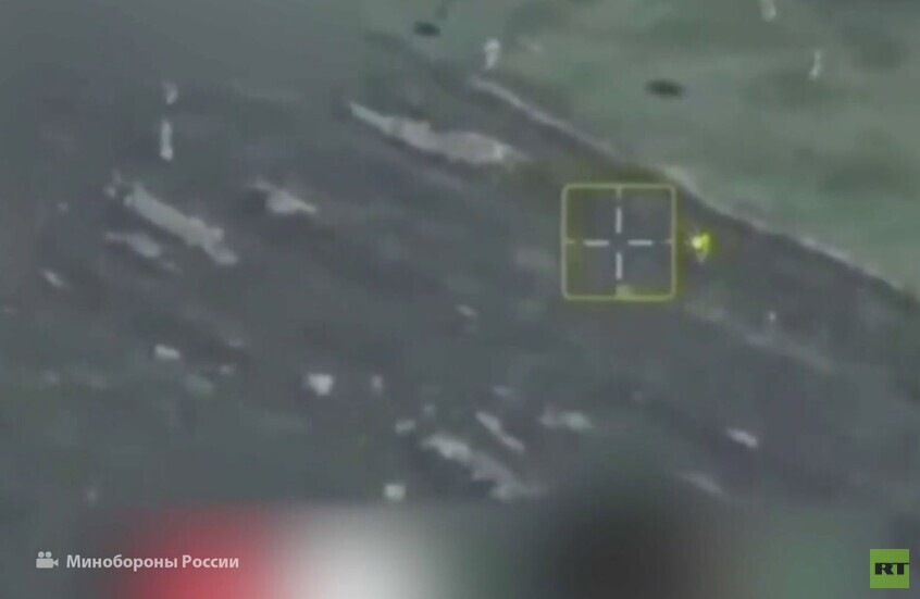 لقطات القضاء على مجموعة من المظليين الأوكرانيين بالقرب من كراسنوارميسك