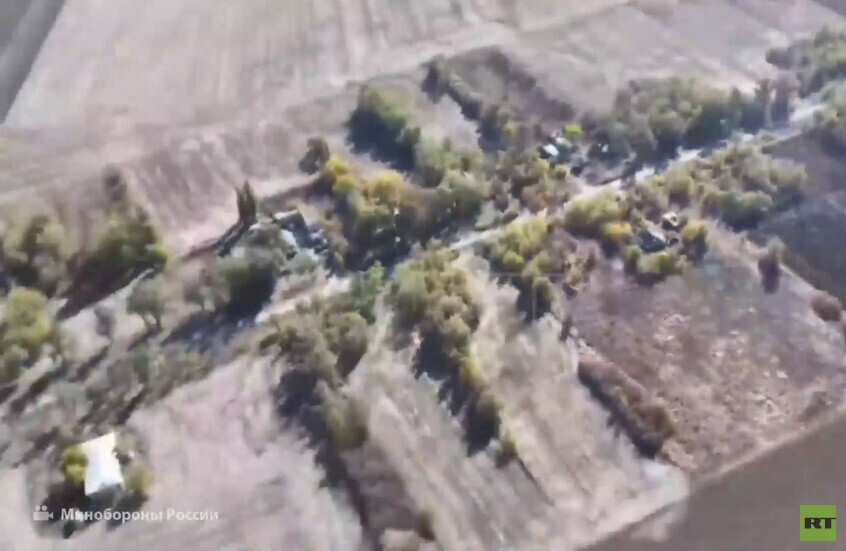 مشاهد لمعارك تحرير القوات الروسية بلدة غاي في مقاطعة دنيبروبيتروفسك