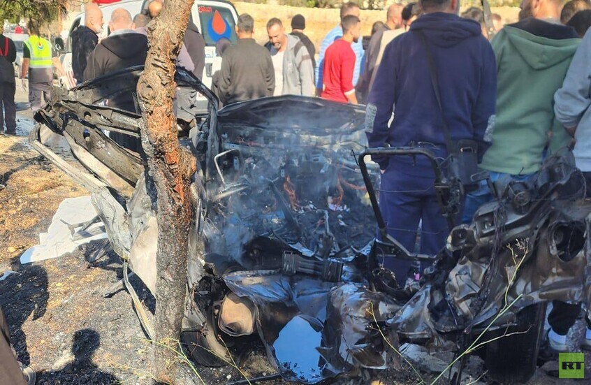 مراسلتنا: قتيل بغارة إسرائيلية على سيارة في مدينة بنت جبيل جنوب لبنان