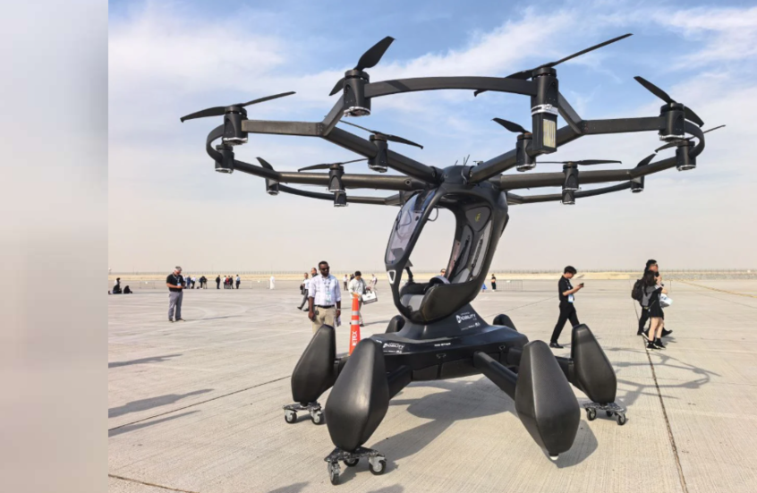 "LIFT" تستعرض مركبتها الكهربائية الطائرة في دبي