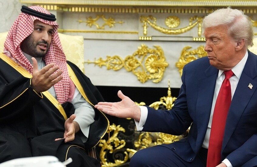 الرئيس الأمريكي دونالد ترامب وولي العهد السعودي محمد بن سلمان