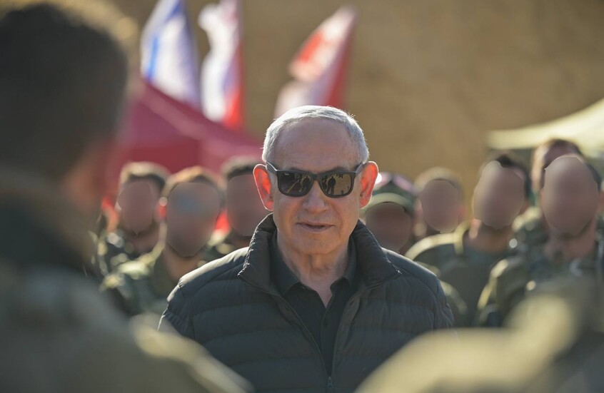 رئيس الوزراء الإسرائيلي يزور المنطقة العازلة في سوريا (صور + فيديو)