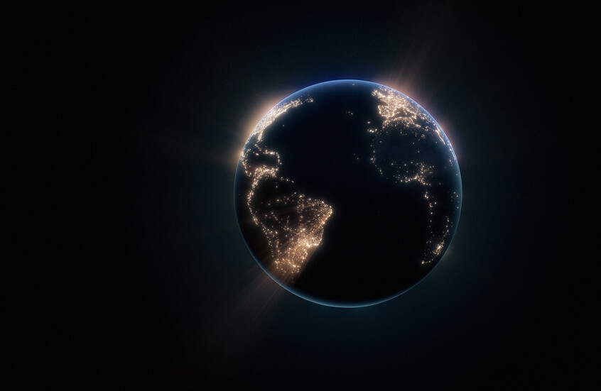 إشعاع أرضي غامض يظهر ليلا ويختفي نهارا!