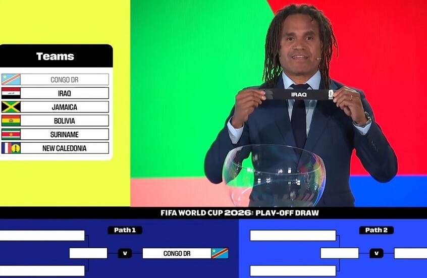 طريق العراق.. نتيجة قرعة الملحق العالمي لتصفيات كأس العالم 2026