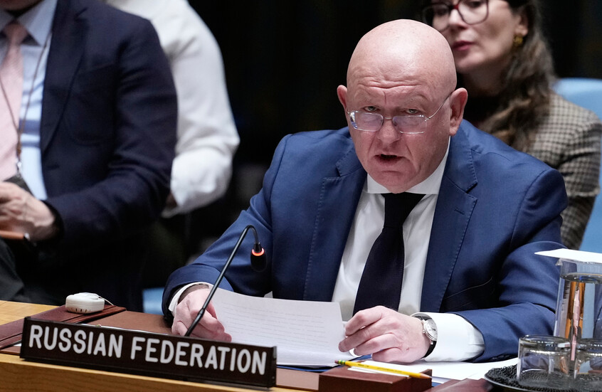 نيبينزيا: زيلينسكي يتسول في أوروبا.. الجيش الأوكراني ينهار ويستخدم المدنيين دروعا بشرية