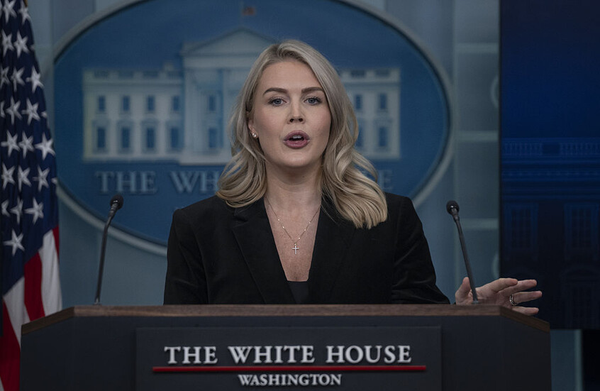 البيت الأبيض يبرر وصف ترامب مراسلة صحفية بـ"الخنزيرة" (فيديو)