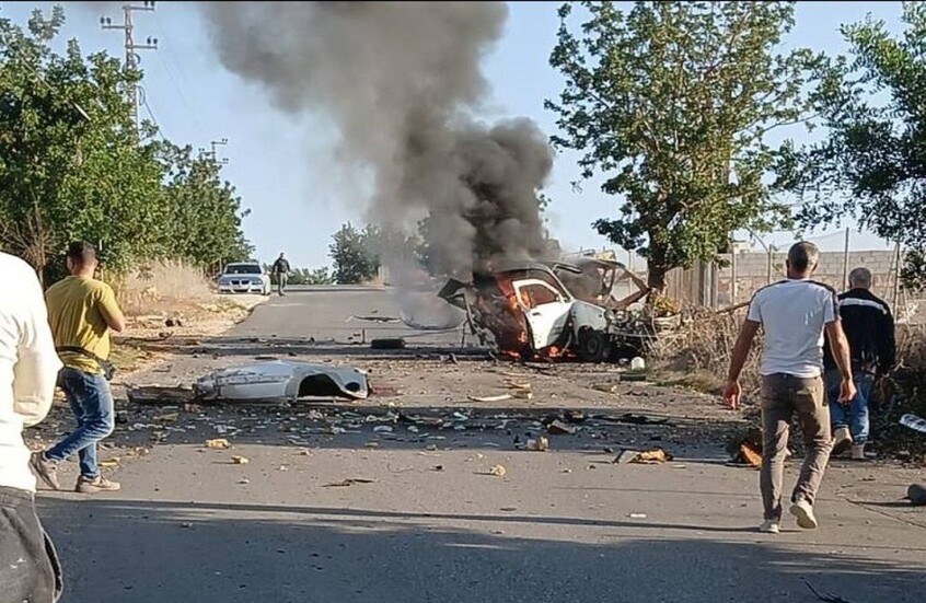 مقتل شخص وإصابة 5 في غارتين إسرائيليتين على جنوب لبنان (صور)
