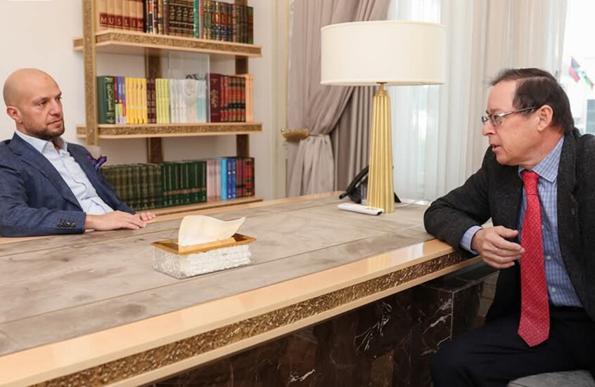 طرابلس.. السفير الروسي واللافي يبحثان تطوير العلاقات الروسية الليبية