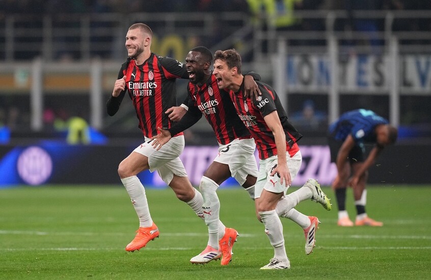 ميلان يهزم جاره اللدود إنتر في "ديربي الغضب"
