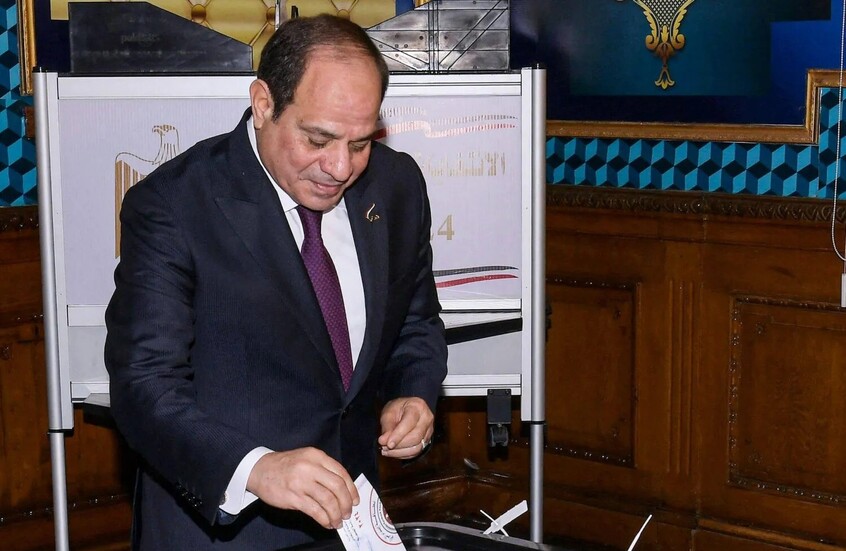 السيسي يفتتح المرحلة الثانية من الانتخابات البرلمانية