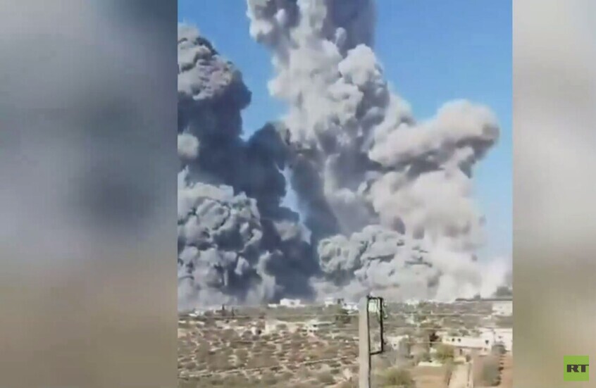 سوريا.. انفجار ضخم يهز مدينة كفرتخاريم