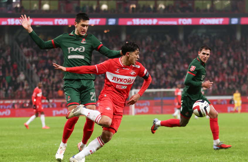 سبارتاك يجدد فوزه على لوكوموتيف ويتأهل إلى نصف نهائي كأس روسيا (فيديو)