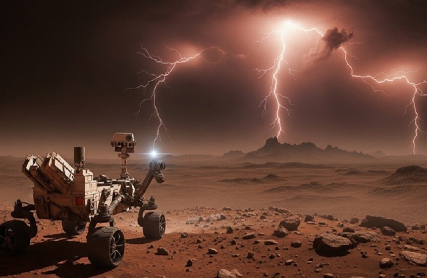 لأول مرة.. بيرسيفيرانس تسجل أصوات الرعد الناتج عن البرق المريخي