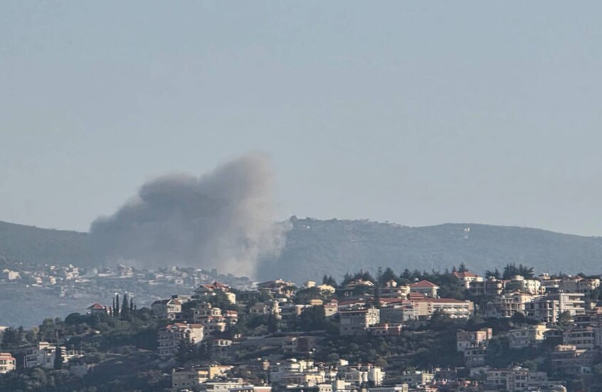 الجيش الإسرائيلي ينفذ غارات على جنوب لبنان (فيديو + صور)