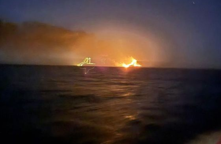 الثانية في ساعات.. تعرض ناقلة نفط لهجوم قبالة سواحل تركيا في البحر الأسود (صور + فيديو)