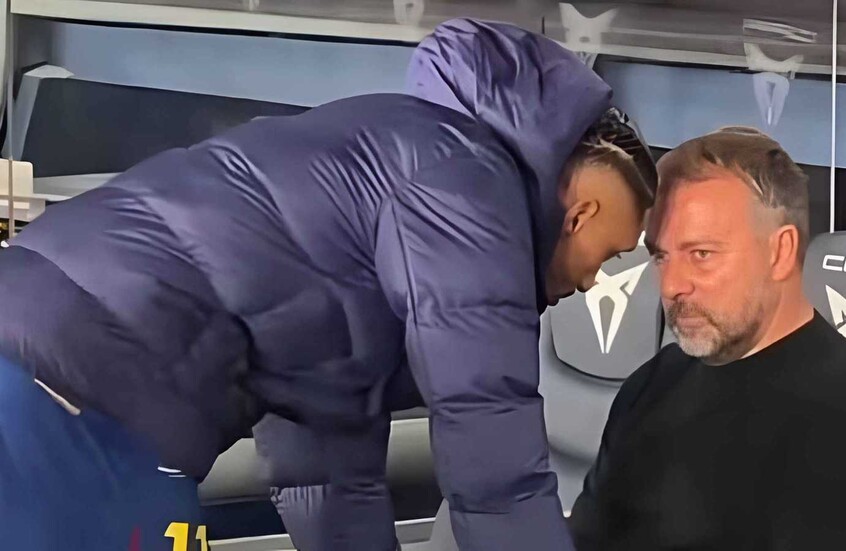 رغم الفوز.. "فيديو" مقلق لهانز فليك يثير الجدل