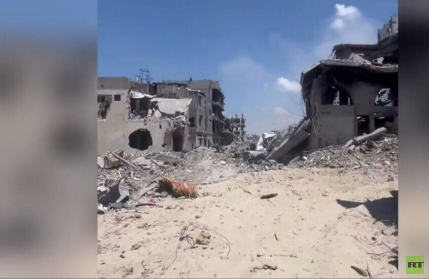 غزة.. مشاهد للدمار الواسع في حي الشجاعية