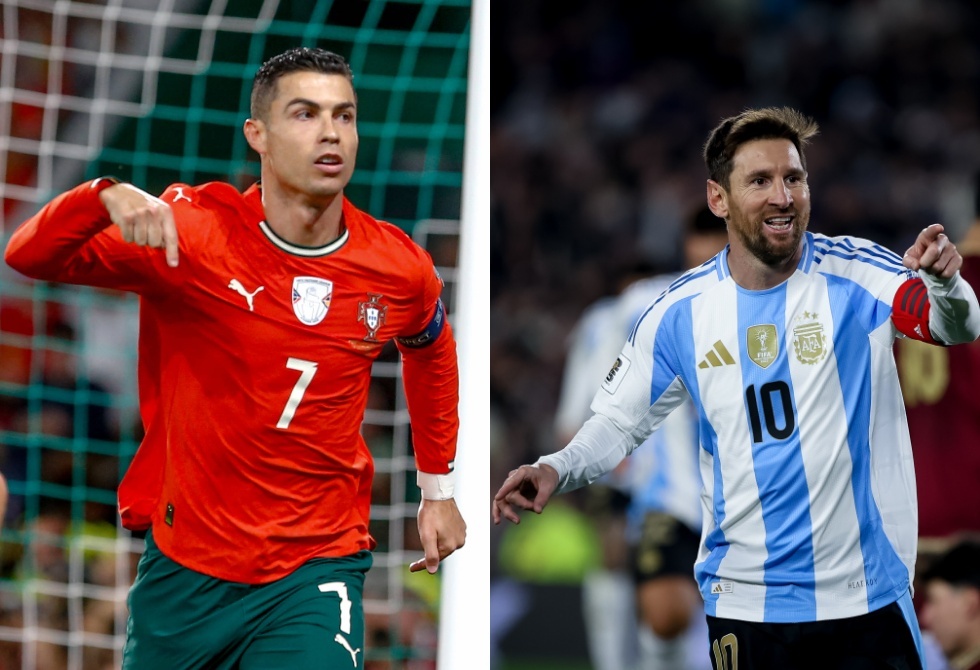 لن أكون متواضعا.. رد فعل كريستيانو رونالدو على مقارنته بميسي (فيديو)