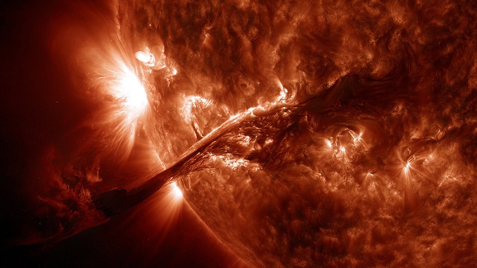 علماء: تأثير الانبعاثين الكبيرين لبلازما الشمس على الأرض سيكون طفيفا جدا
