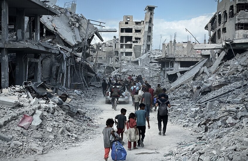 مشاورات مصرية قطرية حول خطة ترامب لقطاع غزة