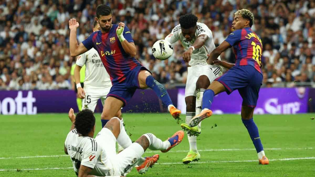 فارق النقاط بين برشلونة وريال مدريد في ترتيب الدوري الإسباني