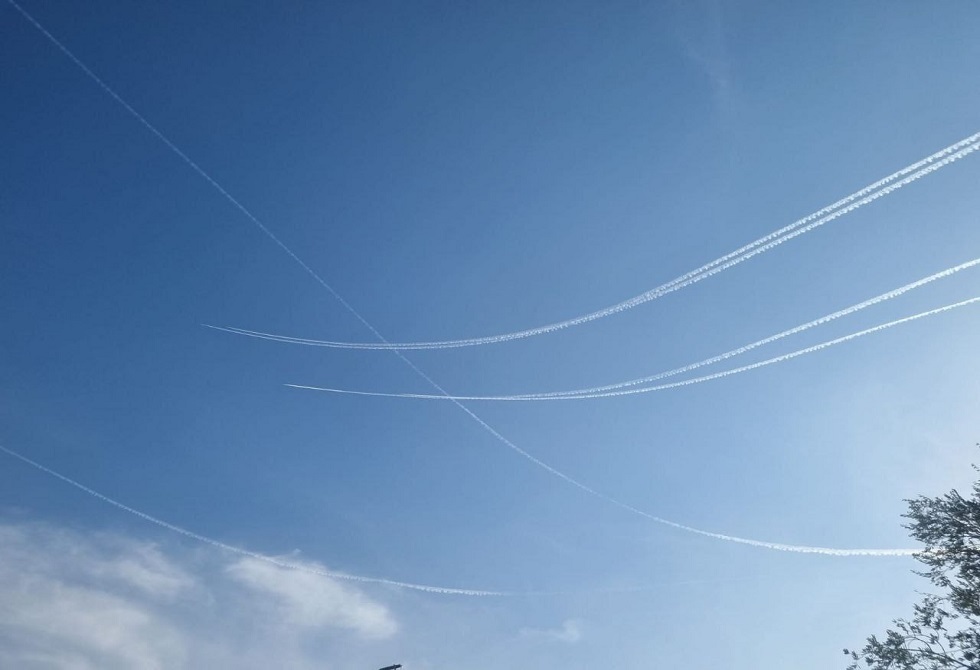 سرب من 8 مقاتلات إسرائيلية يخترق الأجواء السورية (فيديو)