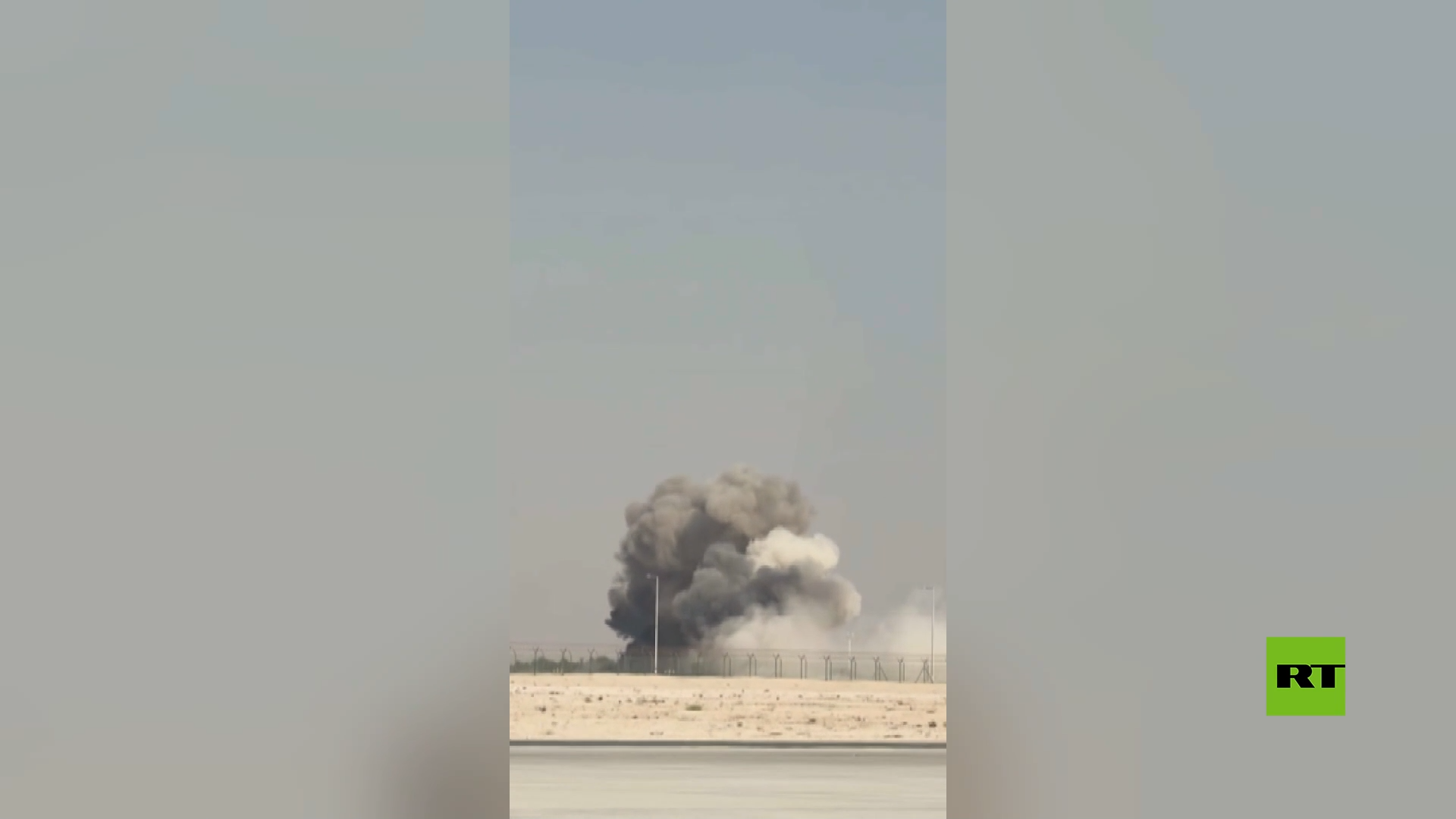 اللحظات الأولى لسقوط طائرة هندية بمعرض دبي للطيران