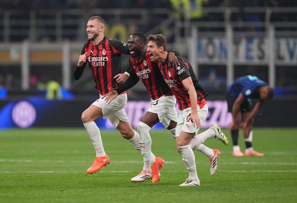 ميلان يهزم جاره اللدود إنتر في "ديربي الغضب"