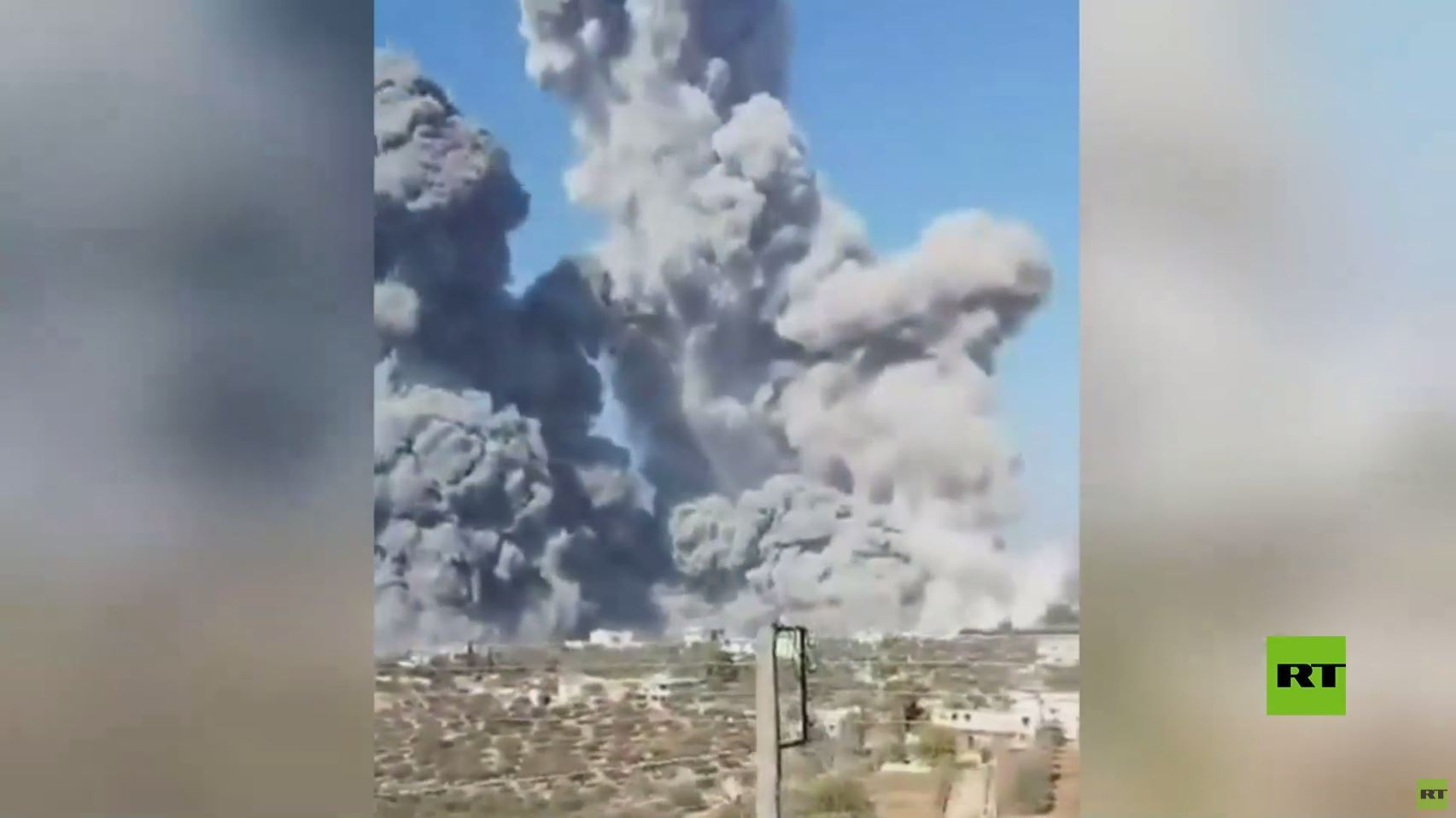 سوريا.. انفجار ضخم يهز مدينة كفرتخاريم