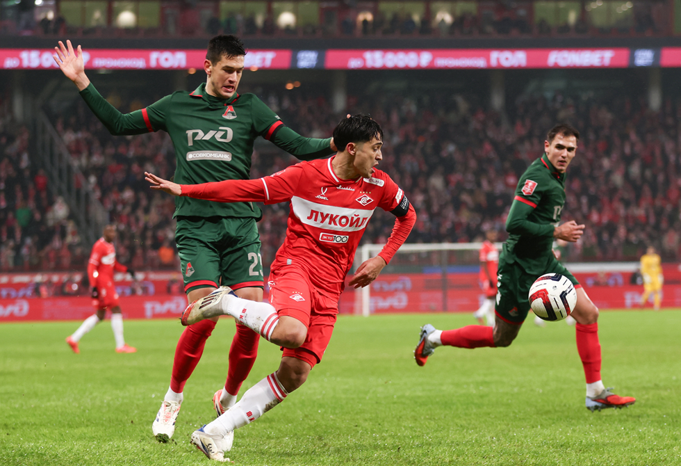 سبارتاك يجدد فوزه على لوكوموتيف ويتأهل إلى نصف نهائي كأس روسيا (فيديو)