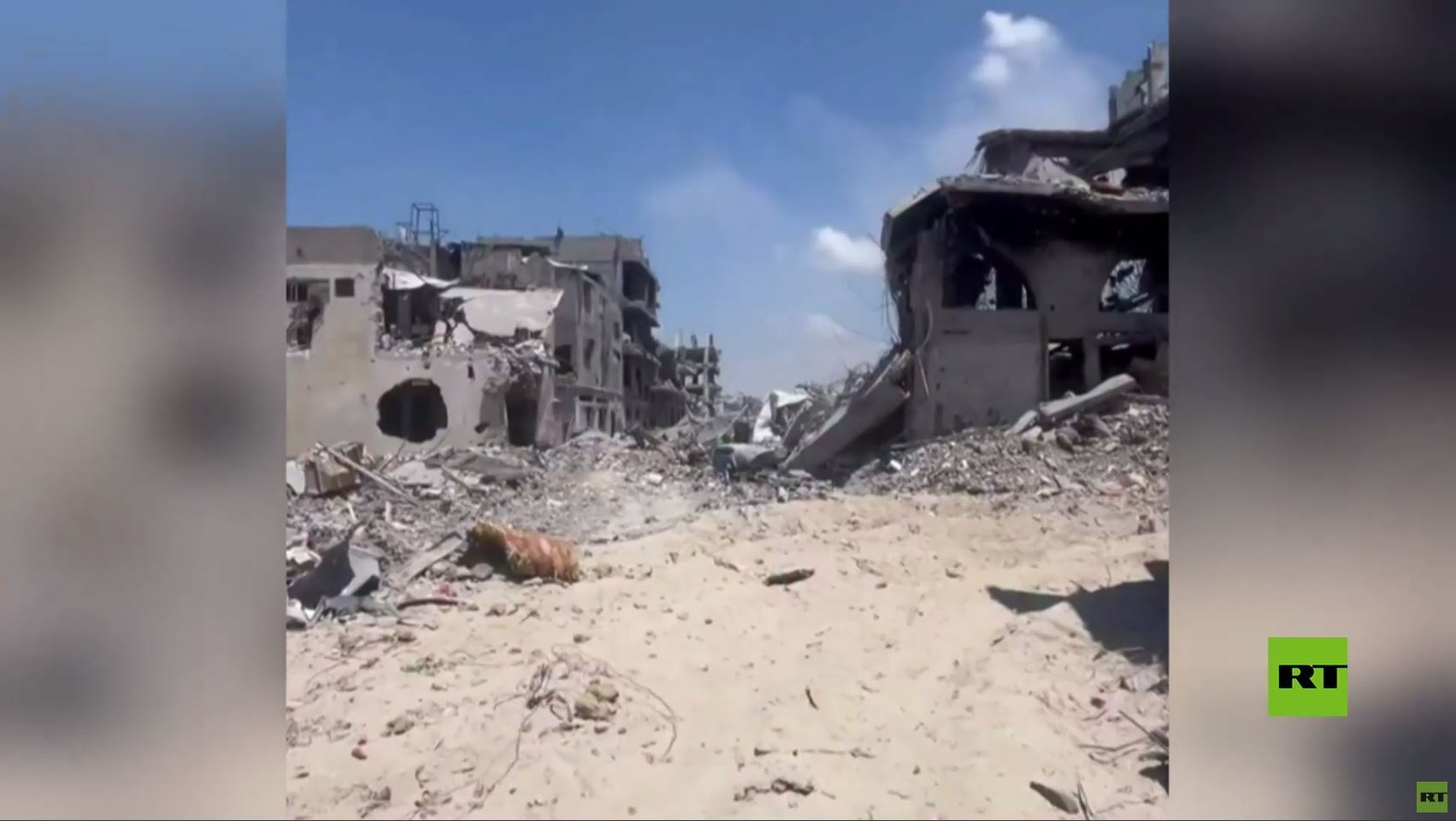 غزة.. مشاهد للدمار الواسع في حي الشجاعية