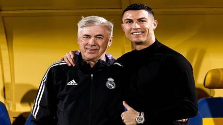 "أنتظر دعوته للاحتفال".. أنشيلوتي يدعم كريستيانو رونالدو (صورة)