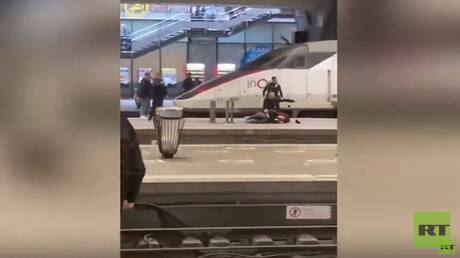 فرنسا.. مقتل مسلح بسكين في محطة قطارات مونبارناس بالعاصمة باريس (فيديو)