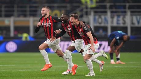  ميلان يهزم جاره اللدود إنتر في ديربي السان سيرو الغاضب